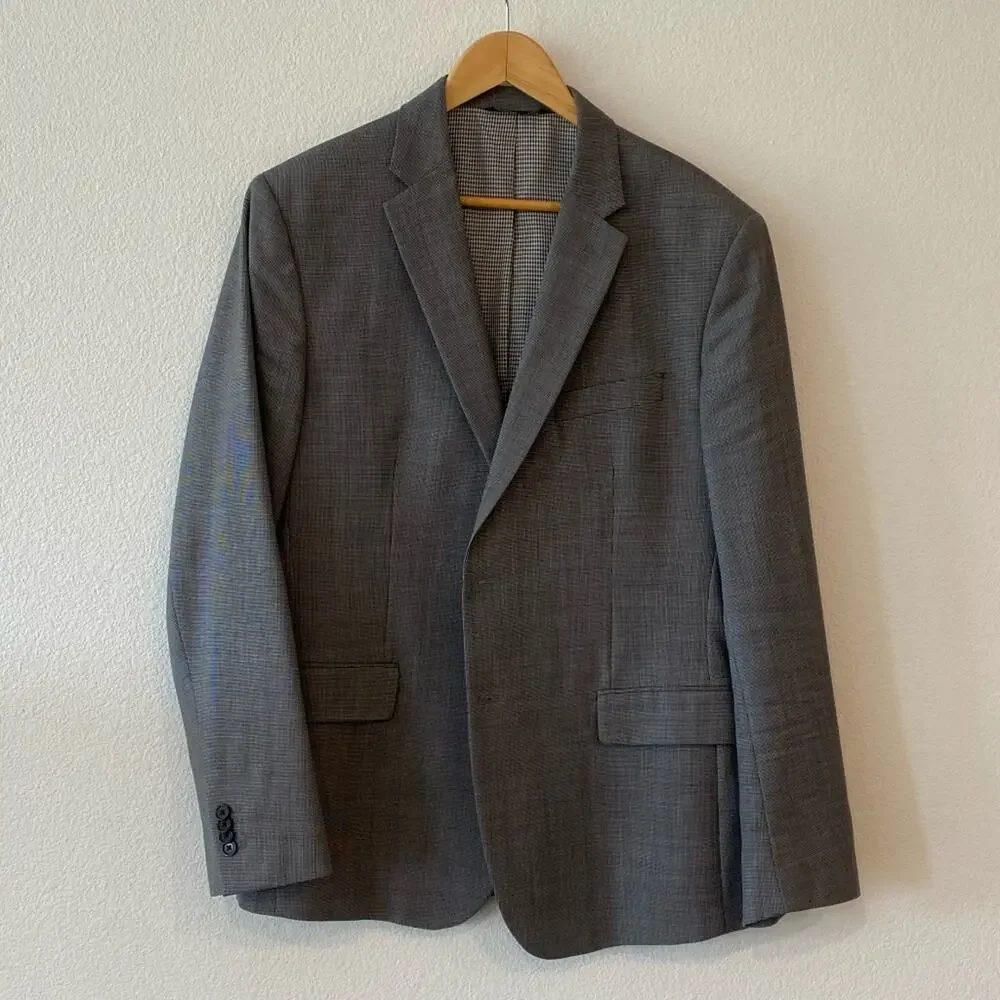 Banana Republic Men's Tailored Fit Wool Blazer Suit Jacket - 44R